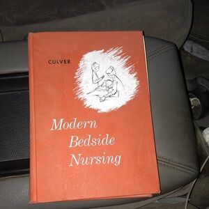 Modern Bedside Nursing Book - Dark Red Cover 1969